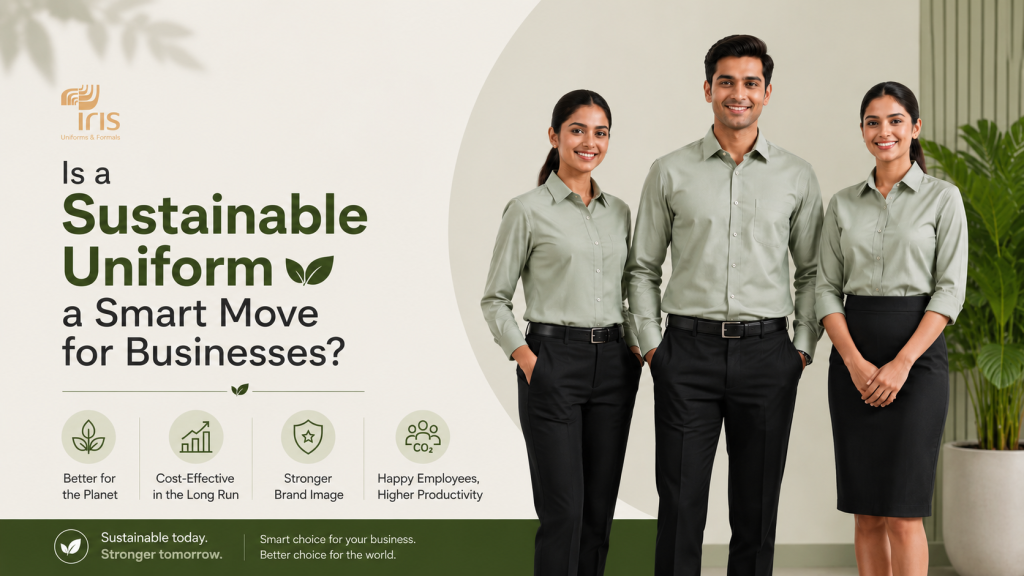 sustainable uniform for staff