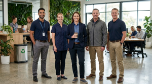 sustainable corporate uniform